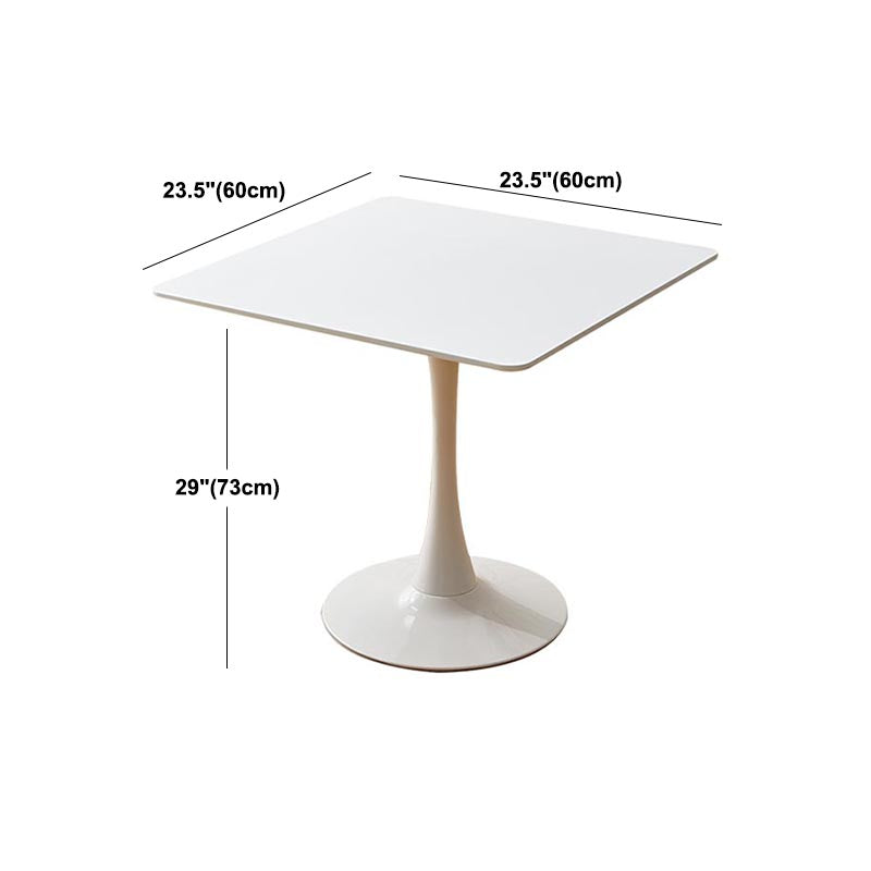 Moderne witte vervaardigde houten tafel Tulp-eettafel voor thuis