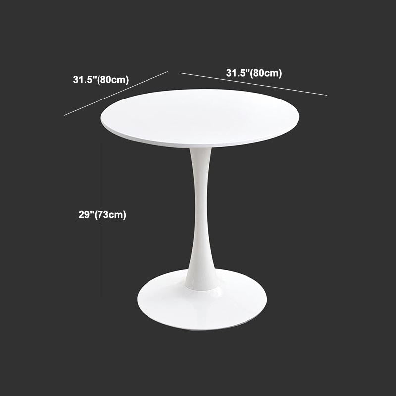 Moderne witte vervaardigde houten tafel Tulp-eettafel voor thuis