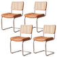 Contemporary Side Chairs Upholstered Armless Dining Chairs for Home