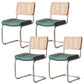 Contemporary Side Chairs Upholstered Armless Dining Chairs for Home