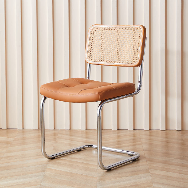 Contemporary Side Chairs Upholstered Armless Dining Chairs for Home