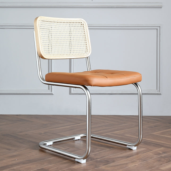 Contemporary Side Chairs Upholstered Armless Dining Chairs for Home