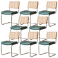 Contemporary Side Chairs Upholstered Armless Dining Chairs for Home