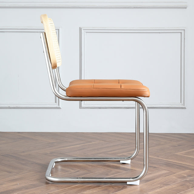 Contemporary Side Chairs Upholstered Armless Dining Chairs for Home