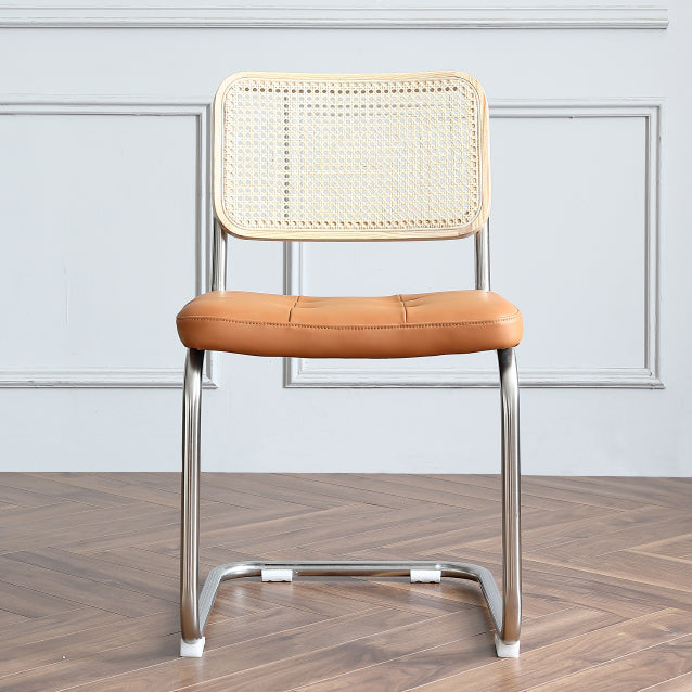 Contemporary Side Chairs Upholstered Armless Dining Chairs for Home