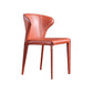 Upholstered Armless Dining Chairs Modern Faux Leather Side Chair
