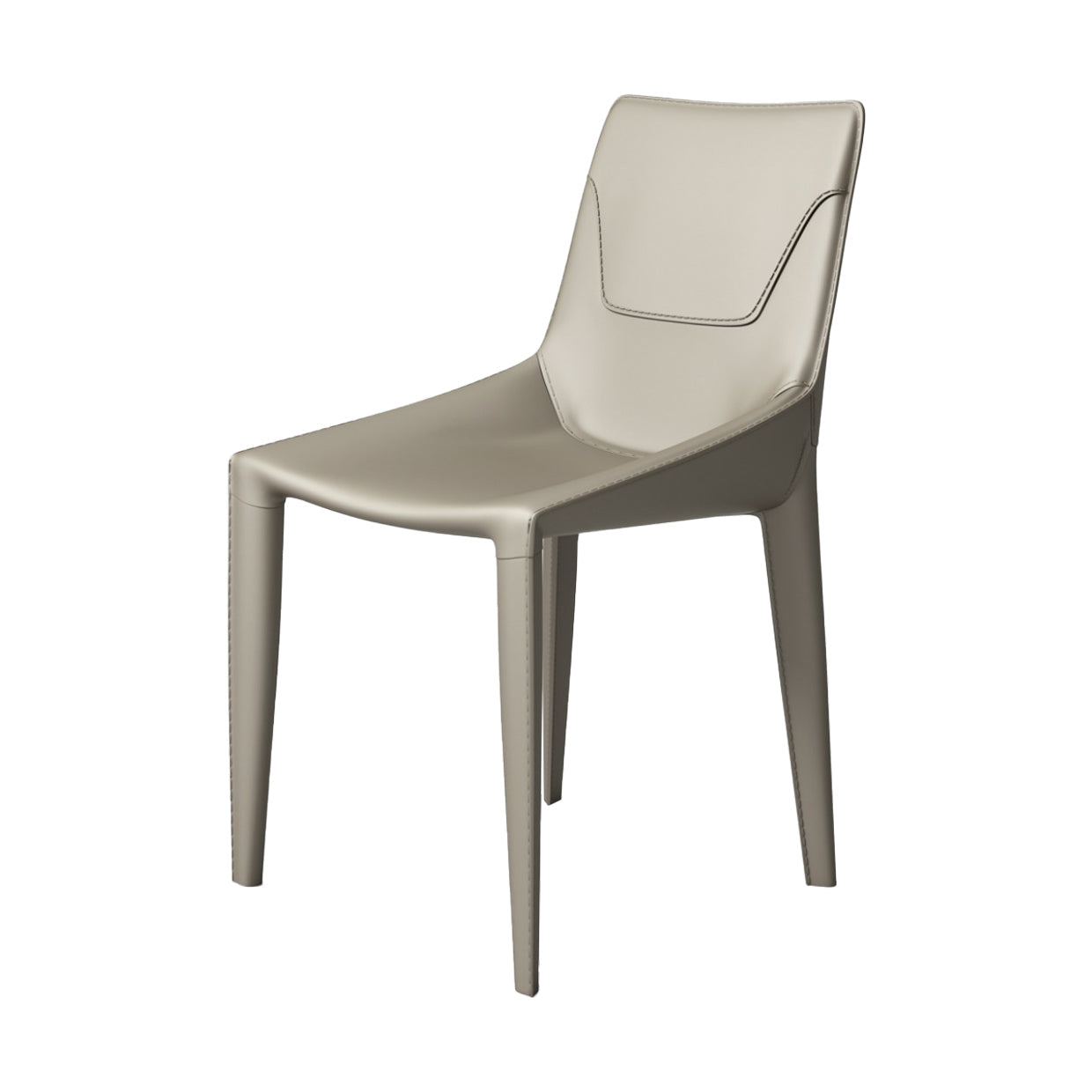 Faux Leather Armless Dining Chairs Upholstered Dining Chairs