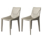 Faux Leather Armless Dining Chairs Upholstered Dining Chairs