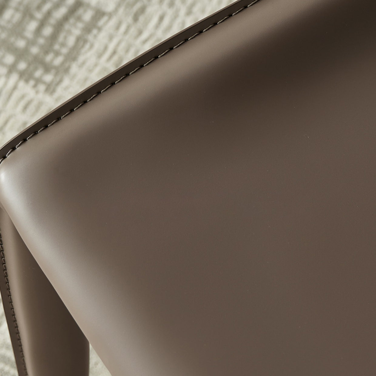 Faux Leather Armless Dining Chairs Upholstered Dining Chairs