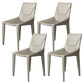 Faux Leather Armless Dining Chairs Upholstered Dining Chairs