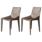 Faux Leather Armless Dining Chairs Upholstered Dining Chairs