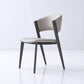 Contemporary Gray Dining Accent Chair Faux Leather Dining Side Chair