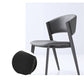Contemporary Gray Dining Accent Chair Faux Leather Dining Side Chair