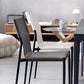 Faux Leather and Metal Dining Room Chair Contemporary Side Chair Clearhalo 'Dining Chairs' 'Dining Tables & Seating' 'dining_chair' 'furn' 'furn_dining_chair' 'Furniture' 'Kitchen & Dining Furniture' 5597926