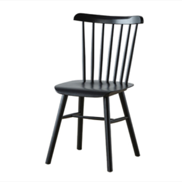 Solid Wood Armless Dining Chairs Contemporary Dining Accent Chair Black 1 Piece Clearhalo 'Dining Chairs' 'Dining Tables & Seating' 'dining_chair' 'furn' 'furn_dining_chair' 'Furniture' 'Kitchen & Dining Furniture' 5597942