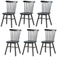 Solid Wood Armless Dining Chairs Contemporary Dining Accent Chair Black 6 Piece Set Clearhalo 'Dining Chairs' 'Dining Tables & Seating' 'dining_chair' 'furn' 'furn_dining_chair' 'Furniture' 'Kitchen & Dining Furniture' 5597948