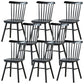Solid Wood Armless Dining Chairs Contemporary Dining Accent Chair Black 8 Piece Set Clearhalo 'Dining Chairs' 'Dining Tables & Seating' 'dining_chair' 'furn' 'furn_dining_chair' 'Furniture' 'Kitchen & Dining Furniture' 5597950
