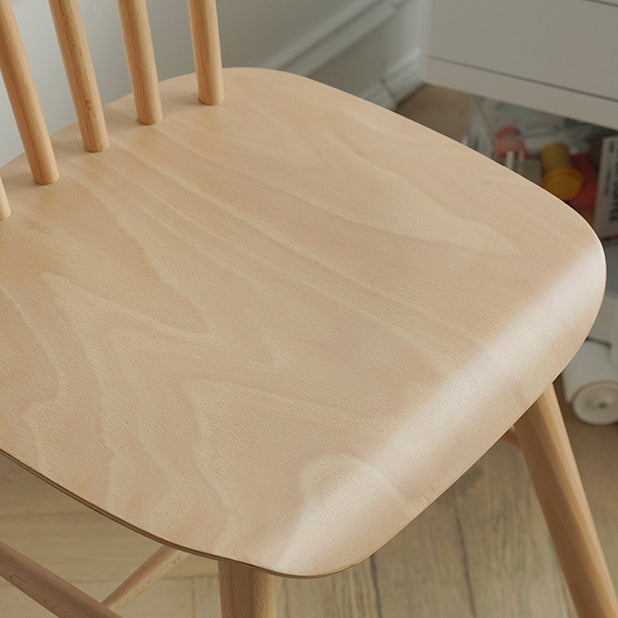 Solid Wood Armless Dining Chairs Contemporary Dining Accent Chair Clearhalo 'Dining Chairs' 'Dining Tables & Seating' 'dining_chair' 'furn' 'furn_dining_chair' 'Furniture' 'Kitchen & Dining Furniture' 5597954