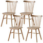 Solid Wood Armless Dining Chairs Contemporary Dining Accent Chair Wood 4 Piece Set Clearhalo 'Dining Chairs' 'Dining Tables & Seating' 'dining_chair' 'furn' 'furn_dining_chair' 'Furniture' 'Kitchen & Dining Furniture' 5597955