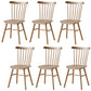 Solid Wood Armless Dining Chairs Contemporary Dining Accent Chair Wood 6 Piece Set Clearhalo 'Dining Chairs' 'Dining Tables & Seating' 'dining_chair' 'furn' 'furn_dining_chair' 'Furniture' 'Kitchen & Dining Furniture' 5597957