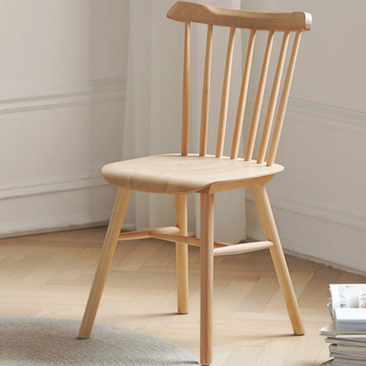 Solid Wood Armless Dining Chairs Contemporary Dining Accent Chair Clearhalo 'Dining Chairs' 'Dining Tables & Seating' 'dining_chair' 'furn' 'furn_dining_chair' 'Furniture' 'Kitchen & Dining Furniture' 5597960