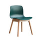 Natural Beech Legs Side Chair Scandinavian Armless Dining Chairs Blackish Green 1 Piece Clearhalo 'Dining Chairs' 'Dining Tables & Seating' 'dining_chair' 'furn' 'furn_dining_chair' 'Furniture' 'Kitchen & Dining Furniture' 5598172