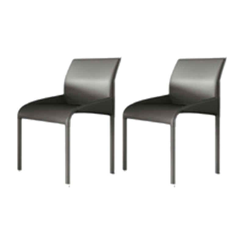 Upholstered Dining Accent Chair Faux Leather Dining Chair for Home