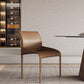 Upholstered Dining Accent Chair Faux Leather Dining Chair for Home