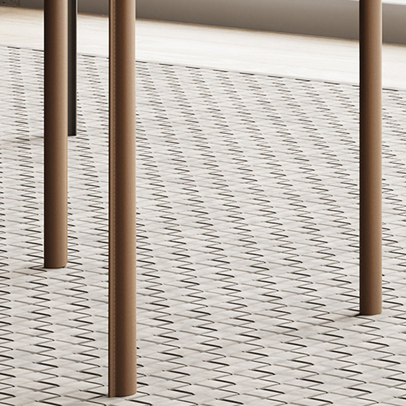 Upholstered Dining Accent Chair Faux Leather Dining Chair for Home