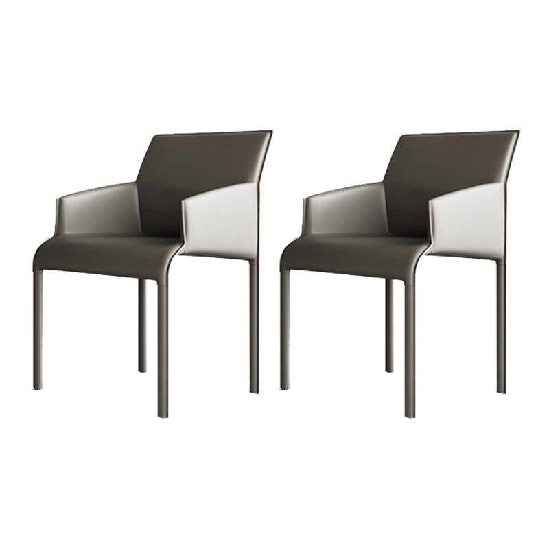 Upholstered Dining Accent Chair Faux Leather Dining Chair for Home