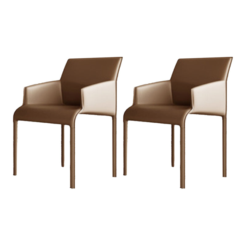 Upholstered Dining Accent Chair Faux Leather Dining Chair for Home