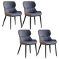 Industrial Dining Room Chair Upholstered Armless Dining Chairs