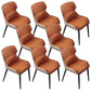 Industrial Dining Room Chair Upholstered Armless Dining Chairs