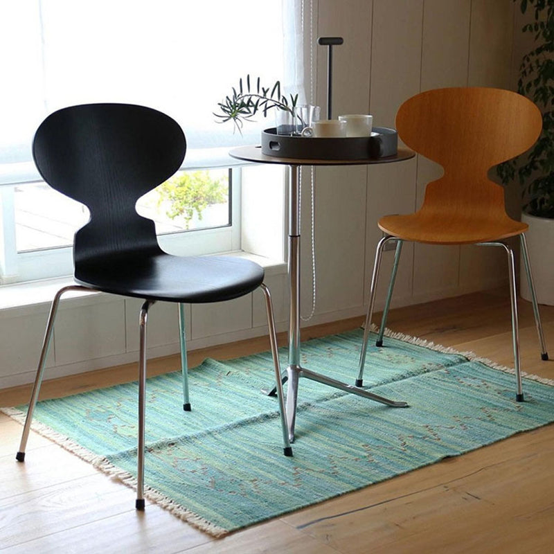 Metal and Wood Armless Dining Chairs Contemporary Side Chair Set Clearhalo 'Dining Chairs' 'Dining Tables & Seating' 'dining_chair' 'furn' 'furn_dining_chair' 'Furniture' 'Kitchen & Dining Furniture' 5598317