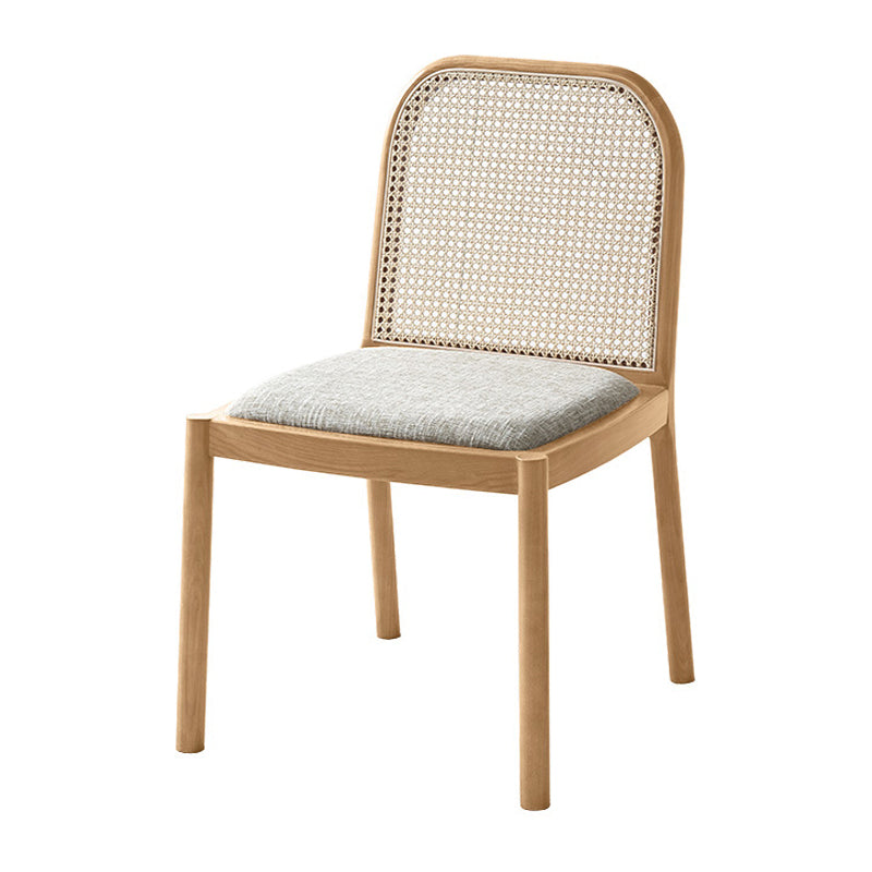 Sedie da pranzo tradizionali senza braccia sedia in legno massiccio set per la casa