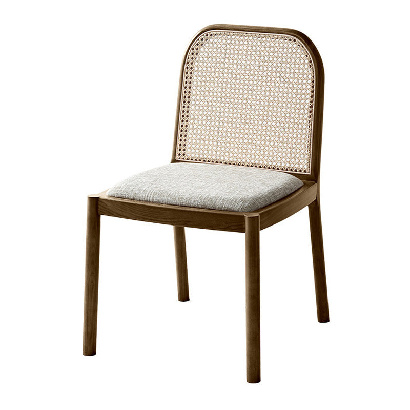 Sedie da pranzo tradizionali senza braccia sedia in legno massiccio set per la casa