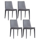 Faux Leather Dining Room Chair Modern Upholstered Dining Side Chair