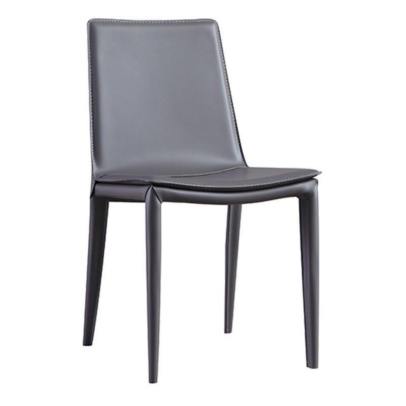 Faux Leather Dining Room Chair Modern Upholstered Dining Side Chair