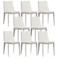 Faux Leather Dining Room Chair Modern Upholstered Dining Side Chair
