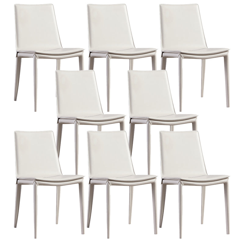 Faux Leather Dining Room Chair Modern Upholstered Dining Side Chair