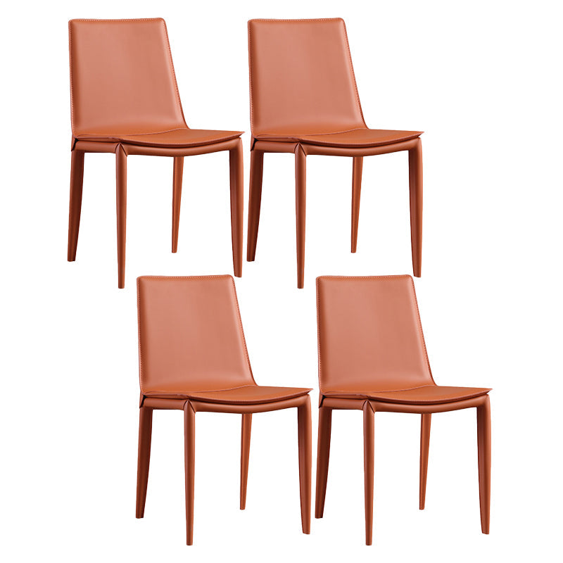 Faux Leather Dining Room Chair Modern Upholstered Dining Side Chair