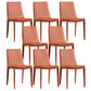 Faux Leather Dining Room Chair Modern Upholstered Dining Side Chair