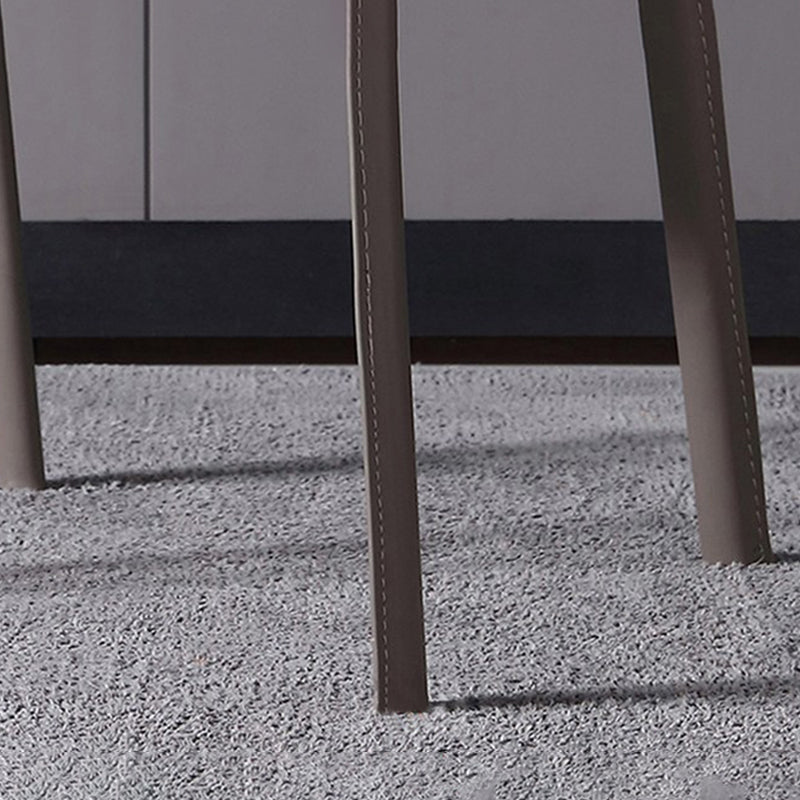 Contemporary Faux Leather Dining Chair Upholstered Dining Arm Chair Clearhalo 'Dining Chairs' 'Dining Tables & Seating' 'dining_chair' 'furn' 'furn_dining_chair' 'Furniture' 'Kitchen & Dining Furniture' 5598505