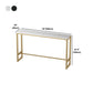 Nordic Glam Rectangle Bar Counter Table Stone Bar Counter Table for Kitchen Clearhalo 'Bar Furniture' 'Bar Tables' 'bar_tables' 'furn' 'furn_bar_tables' 'Furniture' 'Kitchen & Dining Furniture' 5598885