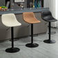 Industrial Metal Barstool Faux Leather Counter Stool for Home