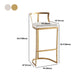 Glam Style Upholstered Counter Height Stool Metal Bar Stool Bar Stool Clearhalo 'Bar Furniture' 'Bar Stools' 'bar_stools' 'furn' 'furn_bar_stools' 'Furniture' 'Kitchen & Dining Furniture' 5599136
