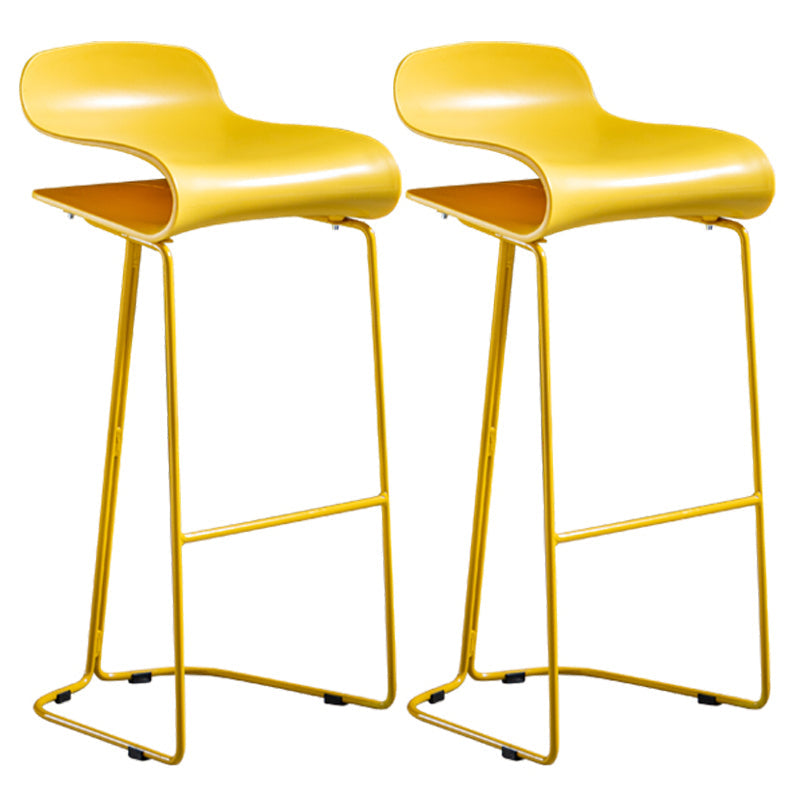 Barrestador de espalda baja y taburete de mostrador de contador acrílico interno moderno