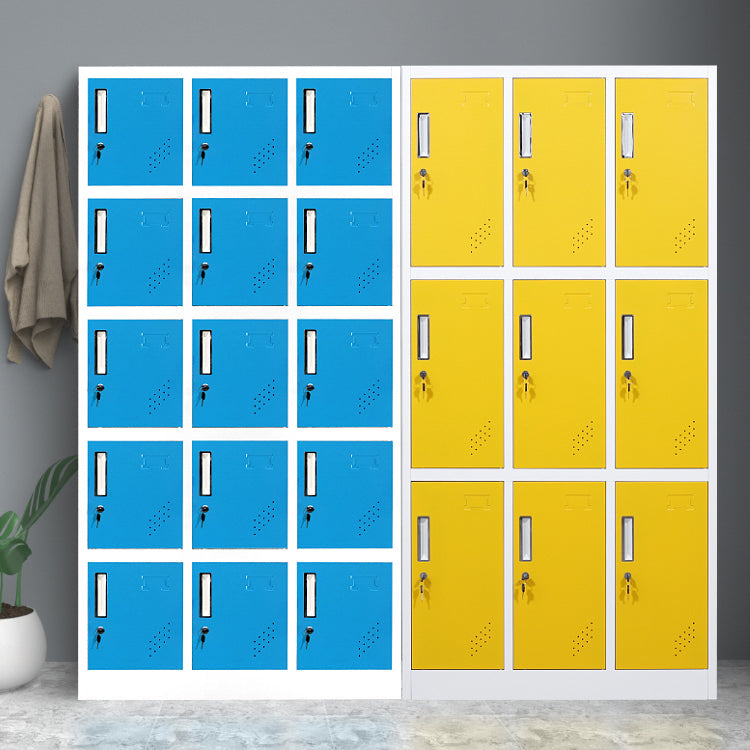 Metalen matte afwerking Kast Hedendaagse opbergkast met scharnierende deur