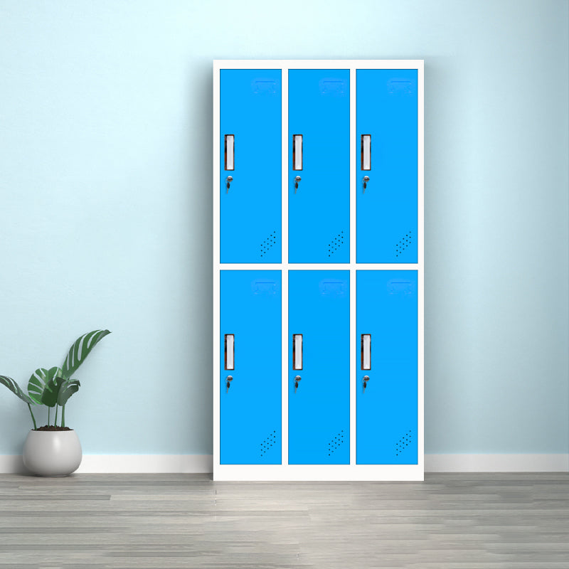 Metalen matte afwerking Kast Hedendaagse opbergkast met scharnierende deur