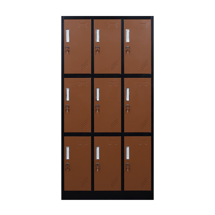 Metalen matte afwerking Kast Hedendaagse opbergkast met scharnierende deur